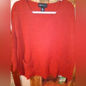 JNY Women's Red Sweater